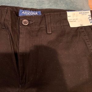 Arizona Black Pants Flex Slim 34x32